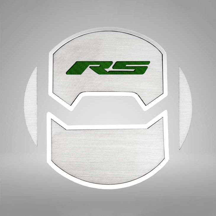 Gray 2010-2015 Camaro RS - Round A/C Vent Duct Covers Deluxe "RS" Style 8Pc - Brushed Stainless