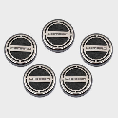 Lavender 2010-2022 Camaro - Engine Fluid Cap Covers CAMARO Style 5Pc - V6