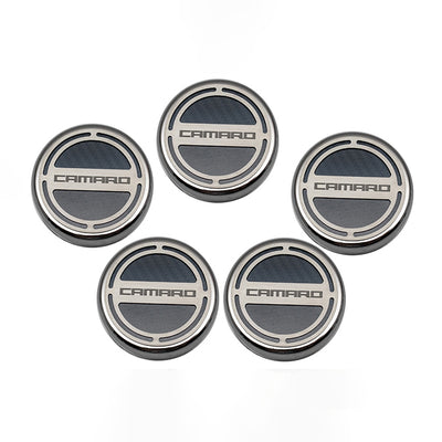 Dark Slate Gray 2010-2022 Camaro - Engine Fluid Cap Covers CAMARO Style 5Pc - V6