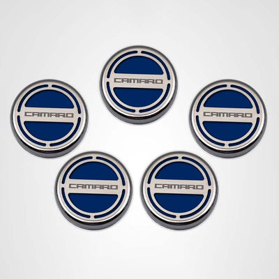 Lavender 2010-2022 Camaro - Engine Fluid Cap Covers CAMARO Style 5Pc - V6
