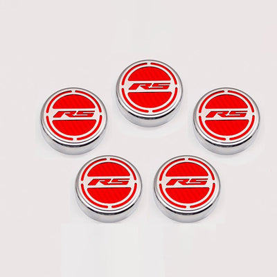 Misty Rose 2010-2022 Camaro RS - Engine Fluid Cap Cover Set RS Series Automatic 5Pc