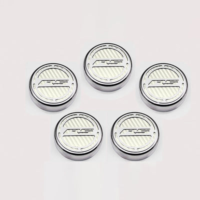 Antique White 2010-2022 Camaro RS - Engine Fluid Cap Cover Set RS Series Automatic 5Pc