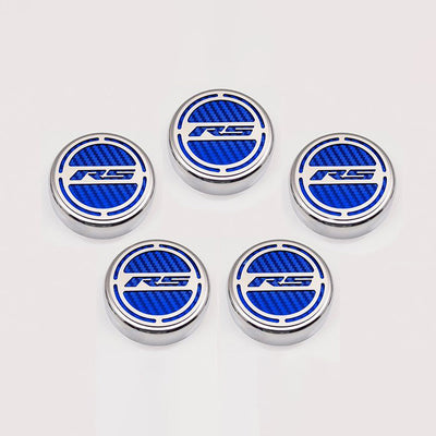 Misty Rose 2010-2022 Camaro RS - Engine Fluid Cap Cover Set RS Series Automatic 5Pc