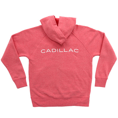 Cadillac Youth Full Zip Hoodie - Pomegranate