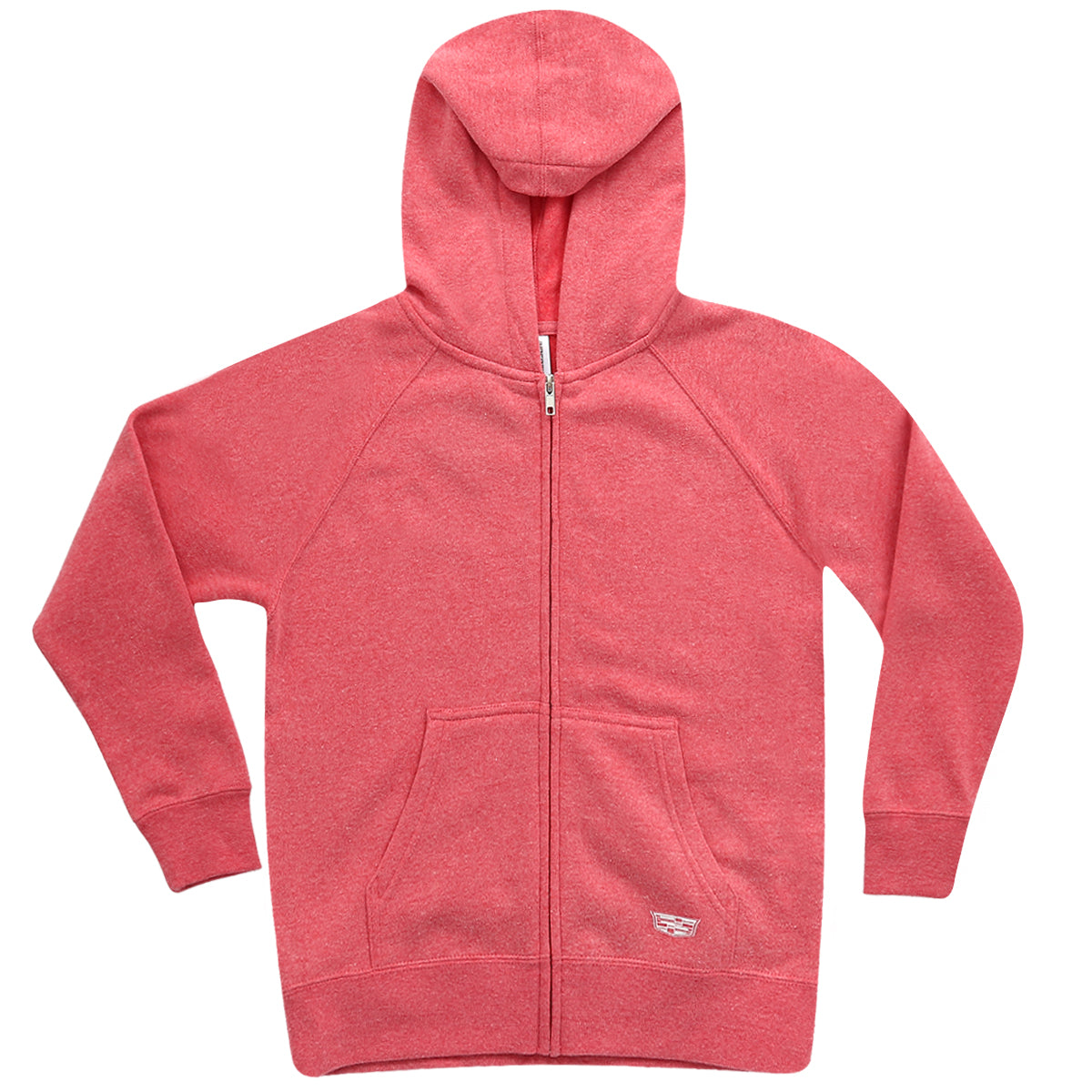 Cadillac Youth Full Zip Hoodie - Pomegranate