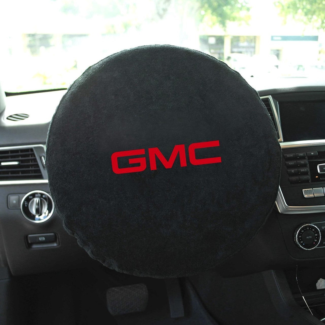 Dark Slate Gray GMC Steering Wheel Cover