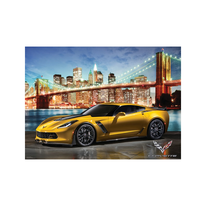 Corvette Z06 Out for a Spin 1000 Piece Puzzle