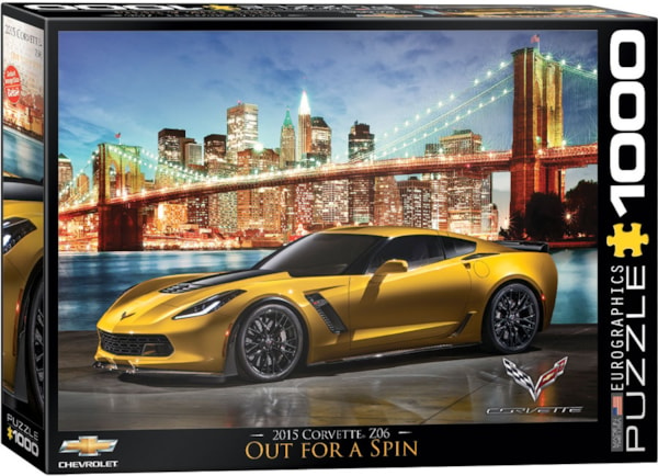 Corvette Z06 Out for a Spin 1000 Piece Puzzle