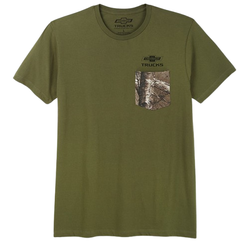 Chevrolet Trucks 100th Camo Pocket T-Shirt
