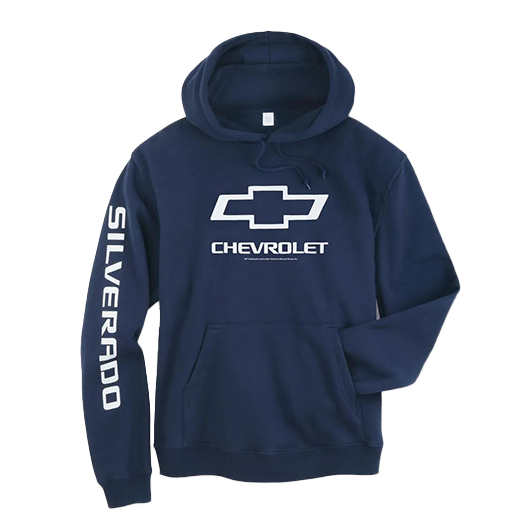 Dark Slate Gray Chevrolet Silverado Hoodie