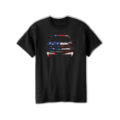 Chevy Stars and Stripes Truck T-Shirt