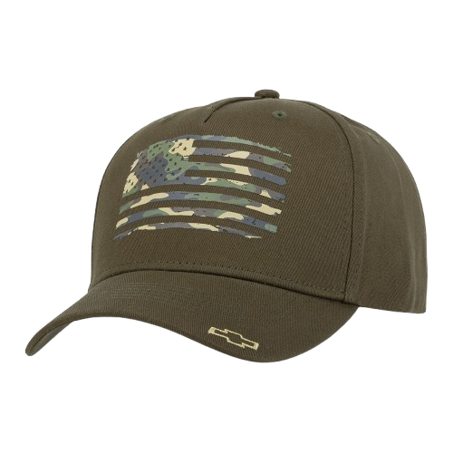 Chevrolet Camo Flag Hat