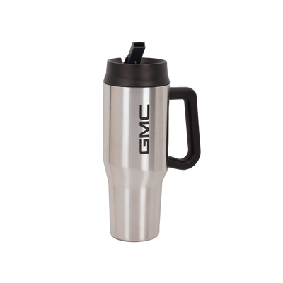 GMC Tumbler with Handle and Pop-Up Straw
