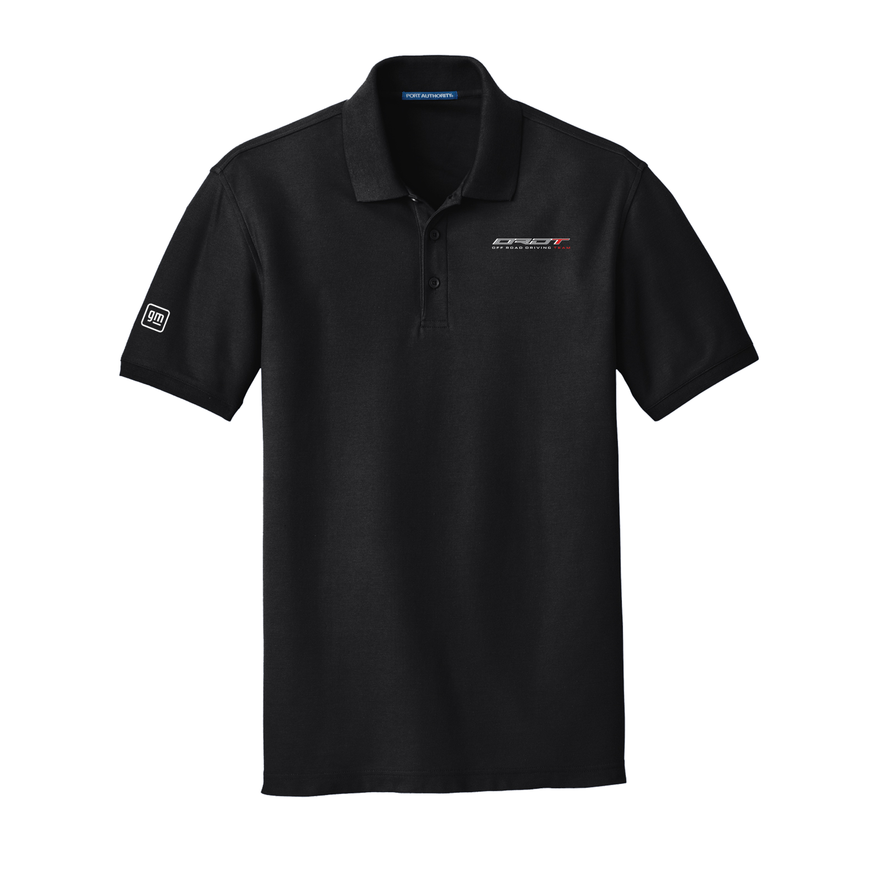 Black ORDT Core Classic Pique Polo