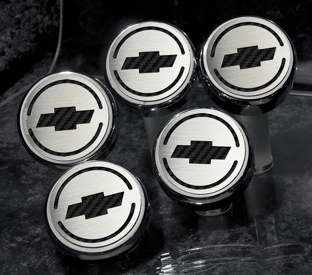 1997-2013 C5/C6 Corvette - Chevrolet 'Bowtie' Fluid Cap Covers 5Pc Auto Transmission