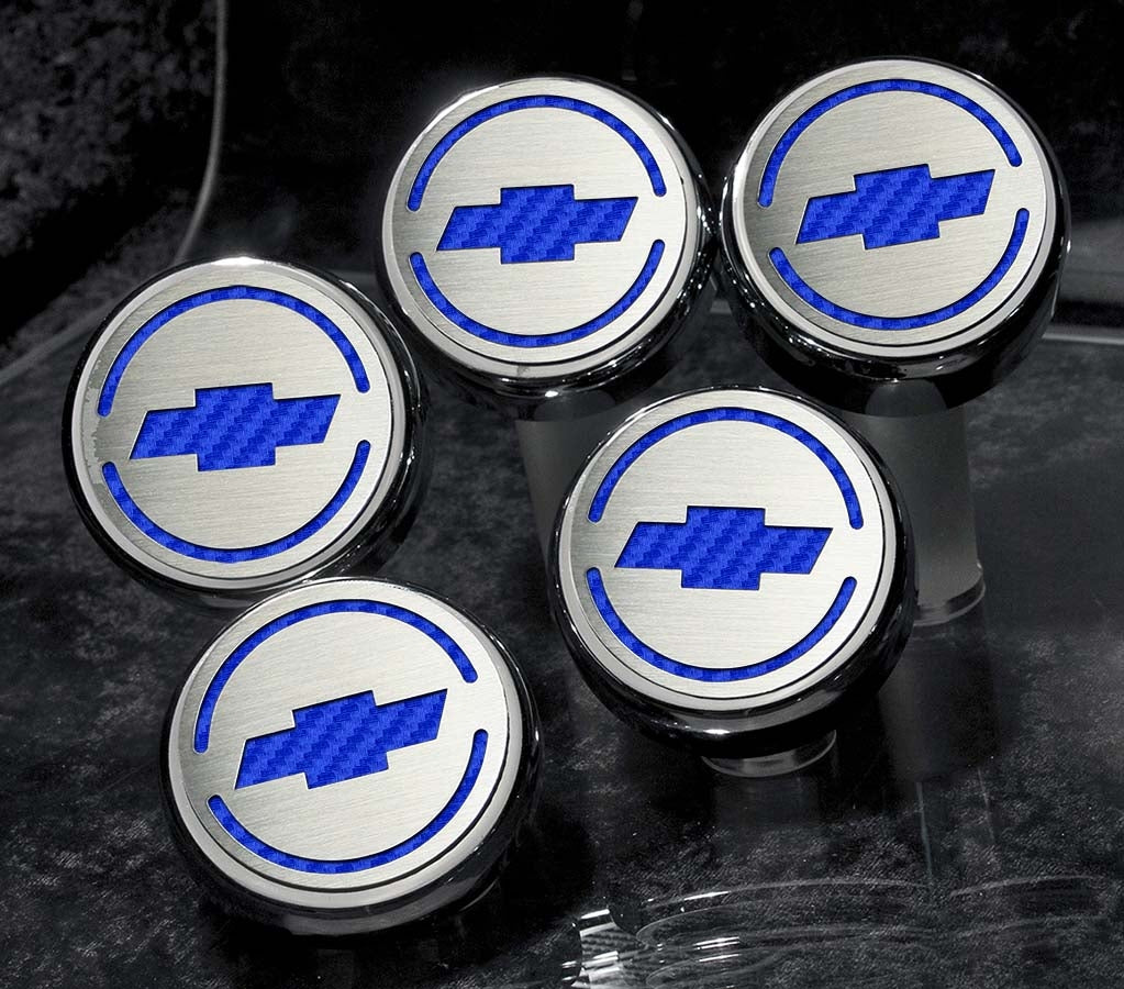 1997-2013 C5/C6 Corvette - Chevrolet 'Bowtie' Fluid Cap Covers 5Pc Auto Transmission