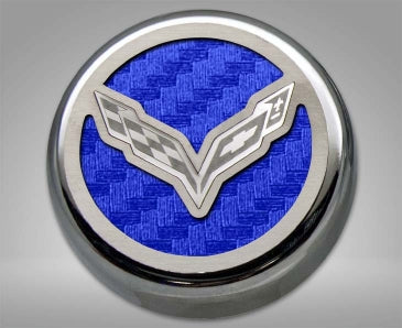 Dark Gray 2014-2019 Z06/Z51/C7 Corvette Stingray - Fluid Cap Covers C7 Flag Style Automatic Transmission 5Pc