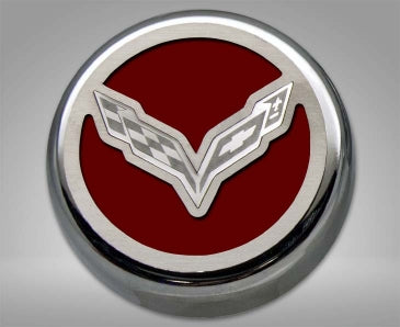 Dark Gray 2014-2019 Z06/Z51/C7 Corvette Stingray - Fluid Cap Covers C7 Flag Style Automatic Transmission 5Pc