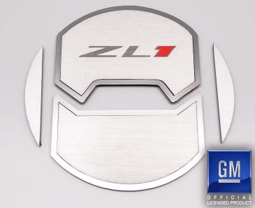 2010-2015 Camaro ZL1 - Round A/C Vent Duct Covers Deluxe "ZL1" 8Pc - Brushed Stainless Steel