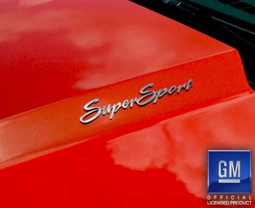 Camaro SS - SuperSport Emblems 2Pc - Polished Stainless Steel