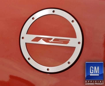 2010-2019 Camaro RS - RS Fuel Door Cover - Stainless Steel