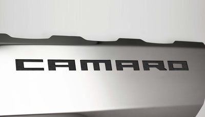 Light Gray 2016-2021 Camaro SS - Fuel Rail Covers w/SS Style Top Plates - Stainless Steel