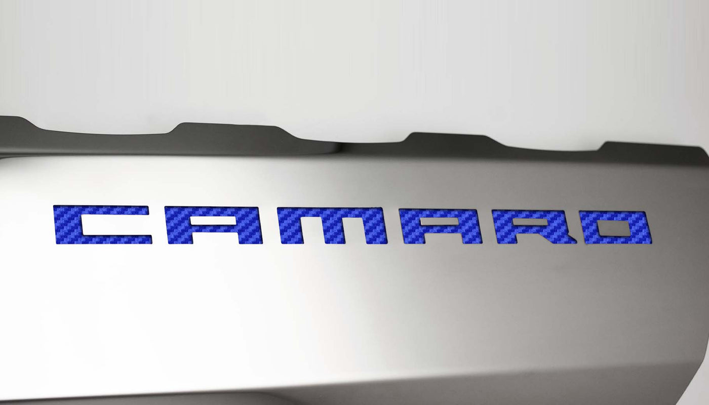 Light Gray 2016-2021 Camaro SS - Fuel Rail Covers w/SS Style Top Plates - Stainless Steel