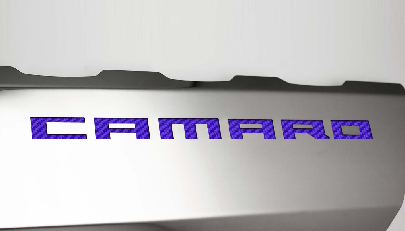 Light Gray 2016-2021 Camaro SS - Fuel Rail Covers w/SS Style Top Plates - Stainless Steel