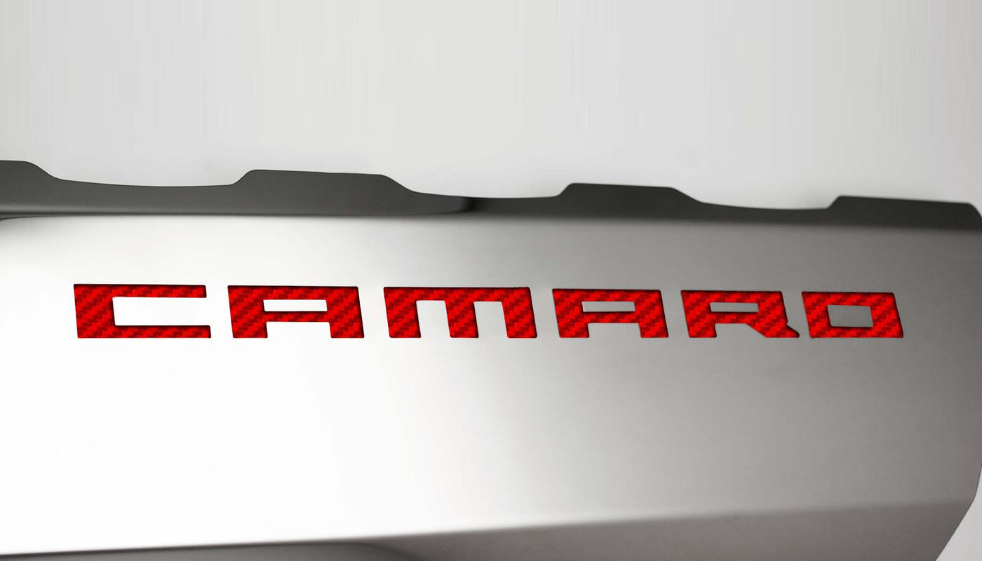 Light Gray 2016-2021 Camaro SS - Fuel Rail Covers w/SS Style Top Plates - Stainless Steel