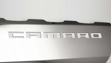 Light Gray 2016-2021 Camaro SS - Fuel Rail Covers w/SS Style Top Plates - Stainless Steel