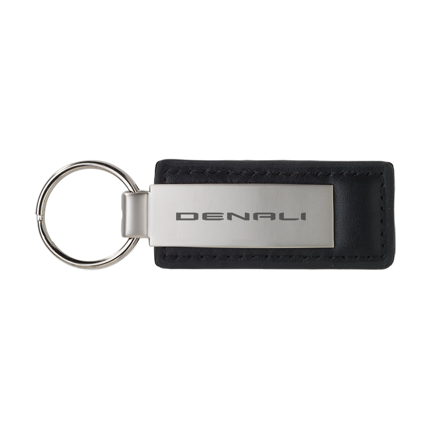 LEATHER METAL LARGE KEYCHAIN GM Company Store