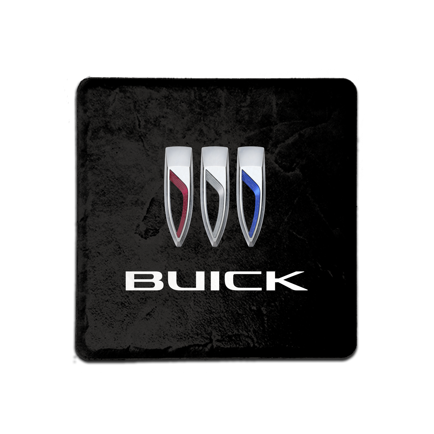 Black Buick Stone Tile Coaster