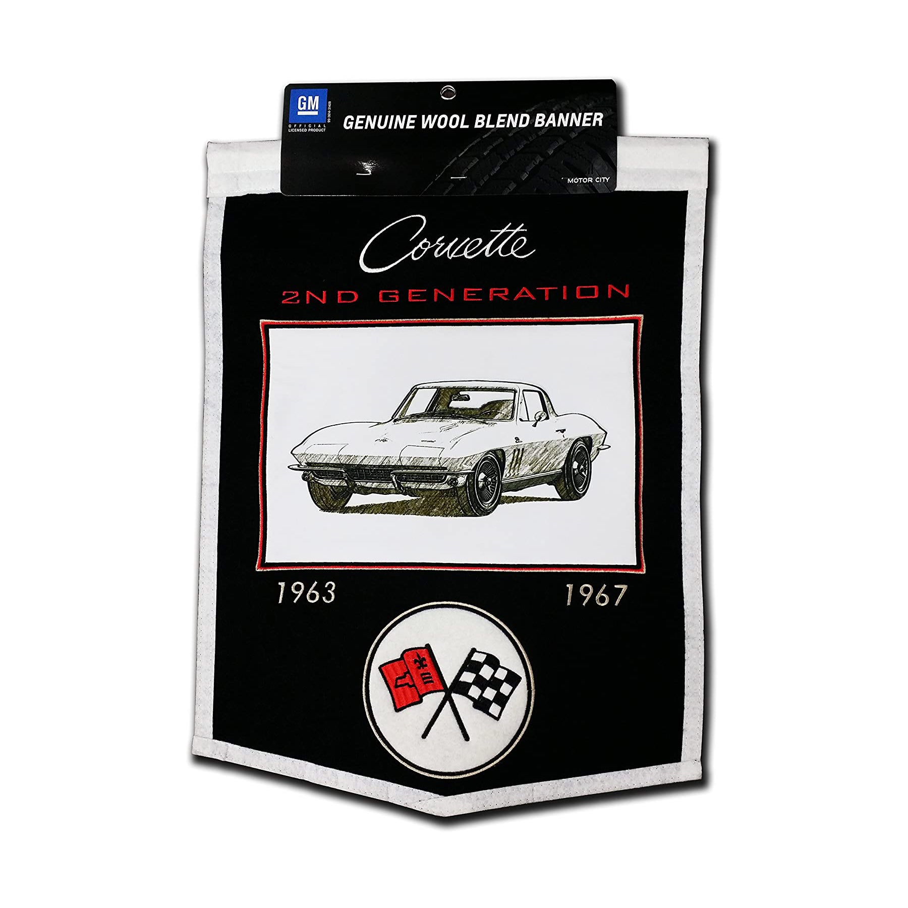 Light Gray Corvette C2 Banner