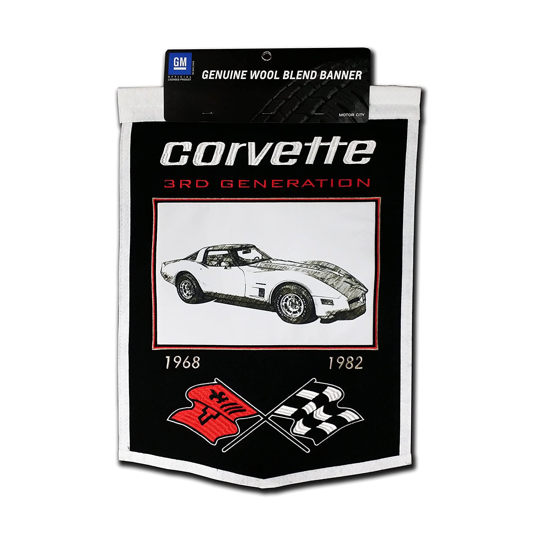 Light Gray Corvette C3 Banner