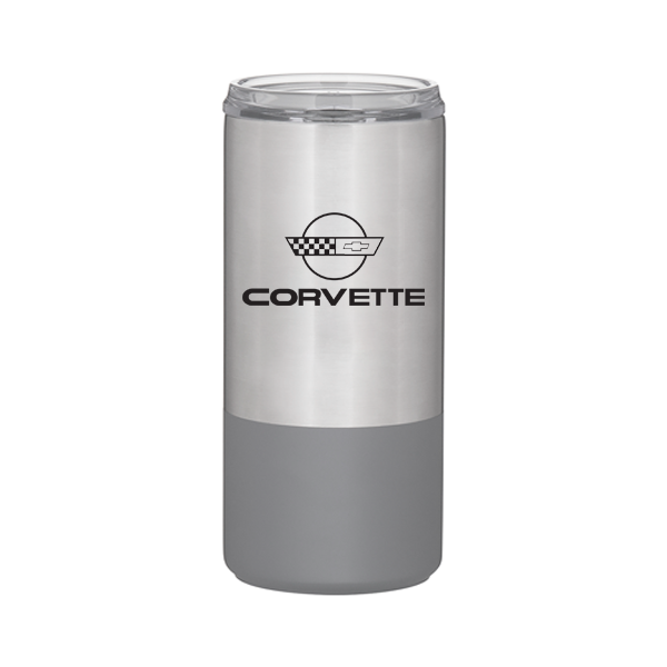 Gray Corvette 16.9oz Steel Thermal Tumbler - C2-C6