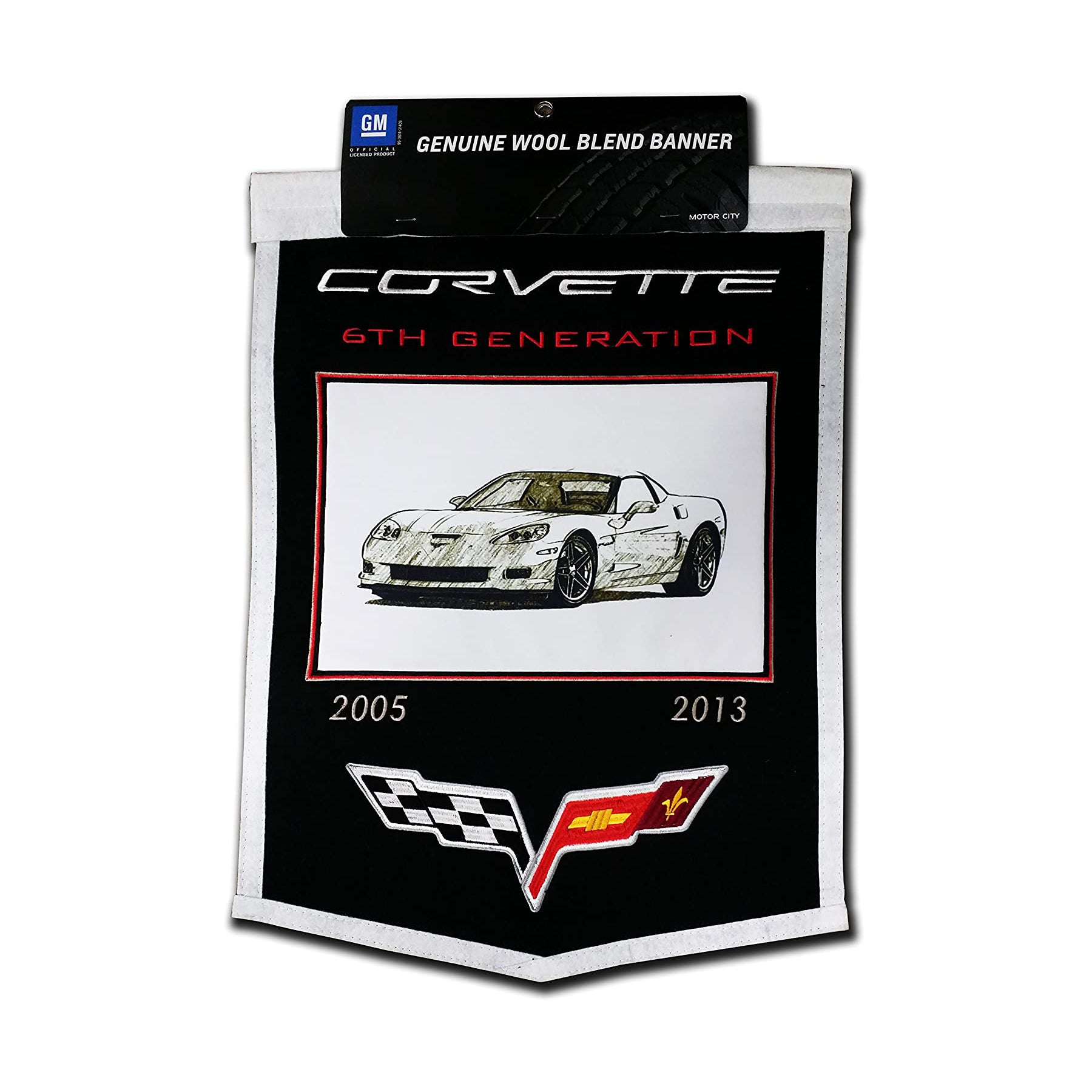 Light Gray Corvette C6 Banner