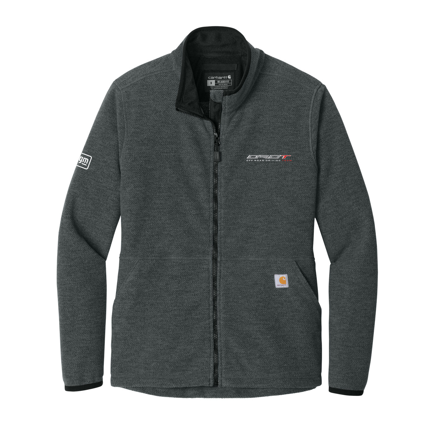 Dark Slate Gray ORDT Women's Carhartt Textured Full-Zip Fleece Jacket