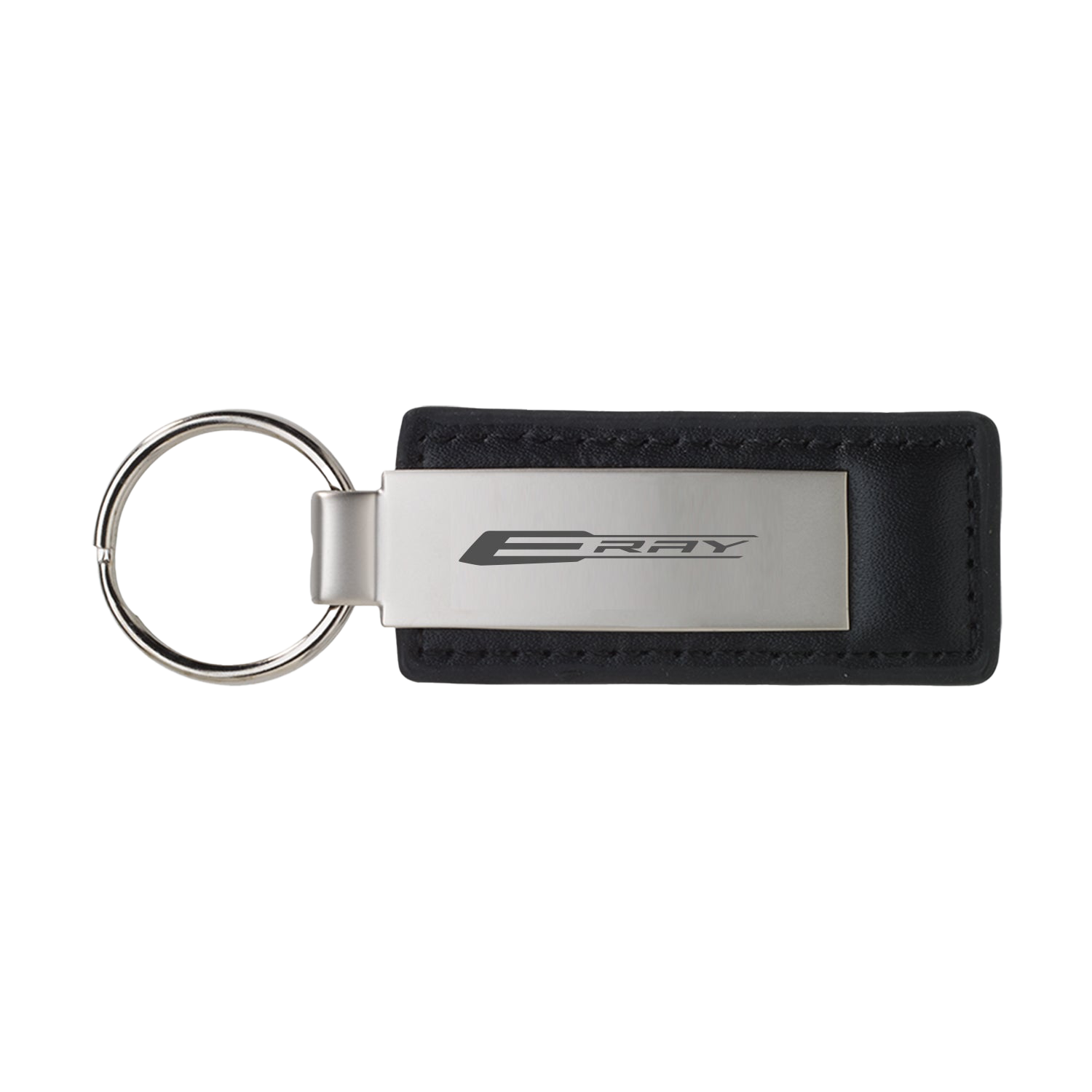 Eray Leather/Metal Large Keychain