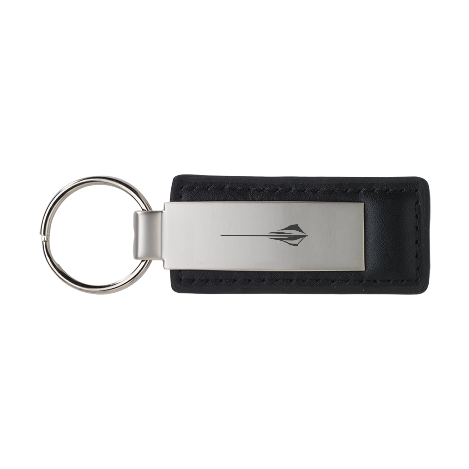 Stingray Leather/Metal Large Keychain