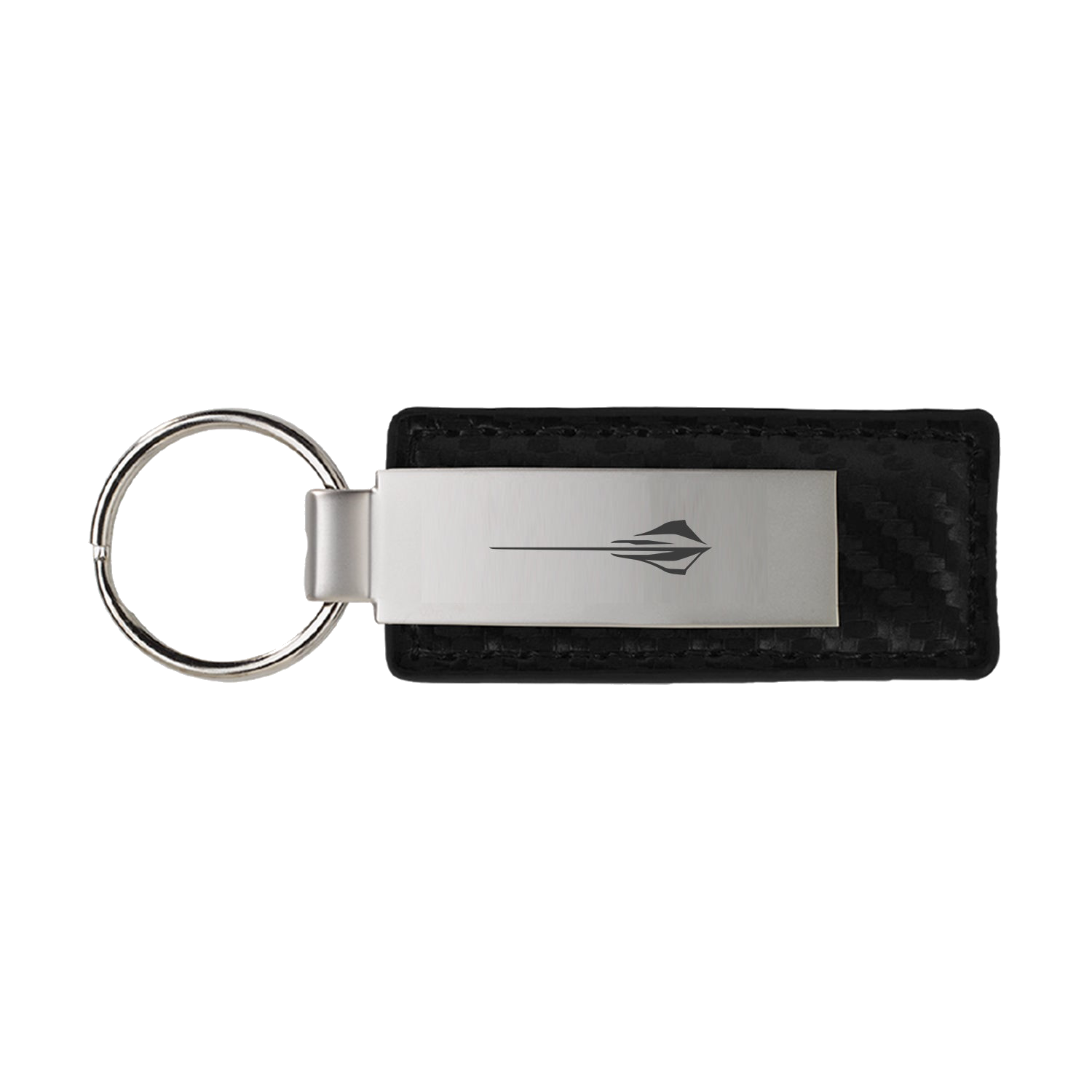 Stingray Carbon Metal Large Keychain