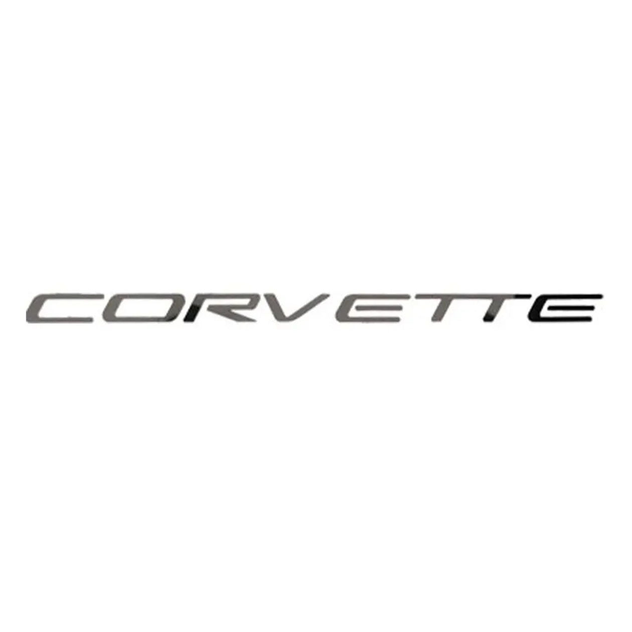 Slate Gray C5 Corvette Front & Rear Corvette Lettering Kit - Acrylic Gloss