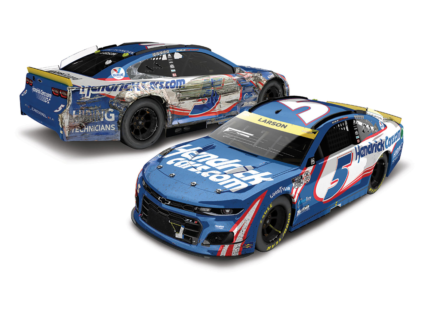 Kyle Larson 2021 Hendrickscars.com Race 1:24 Arc Diecast