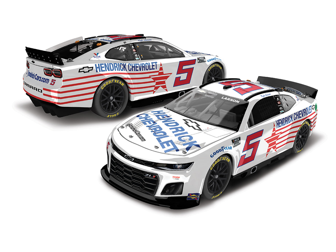 Kyle Larson 2022 Henrickcars.com Throwback 1:24 Diecast