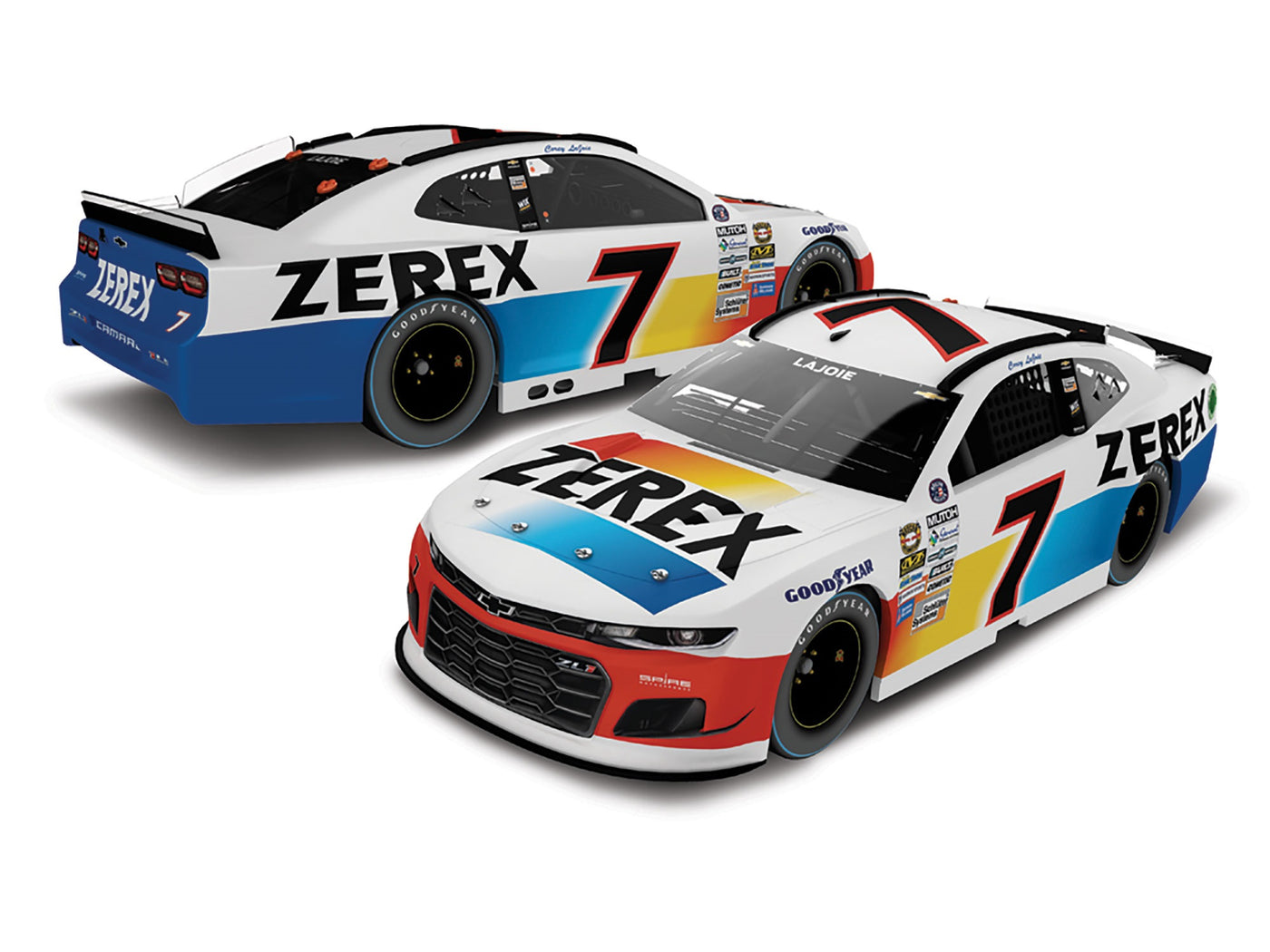 Corey LaJoie 2021 Zerex Throwback 1:24 Diecast