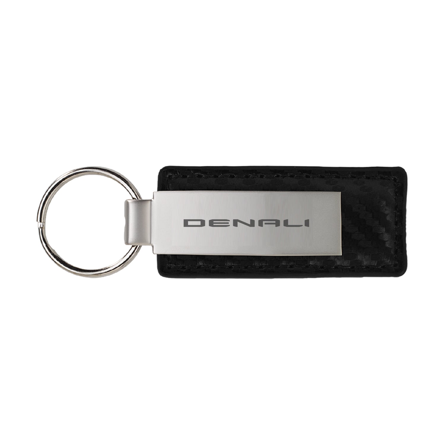 Black Denali Carbon Metal Large Keychain