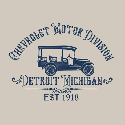 1920 Chevy Arched Text T-Shirt