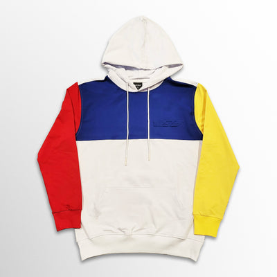 Beige V-Series Colorblock Hoodie