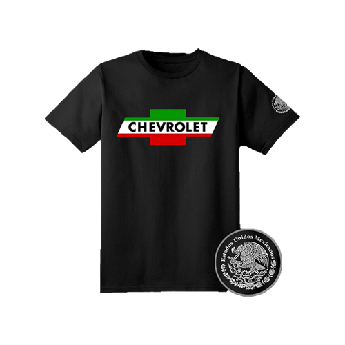 Mexican Flag Vintage Chevrolet Logo T-Shirt