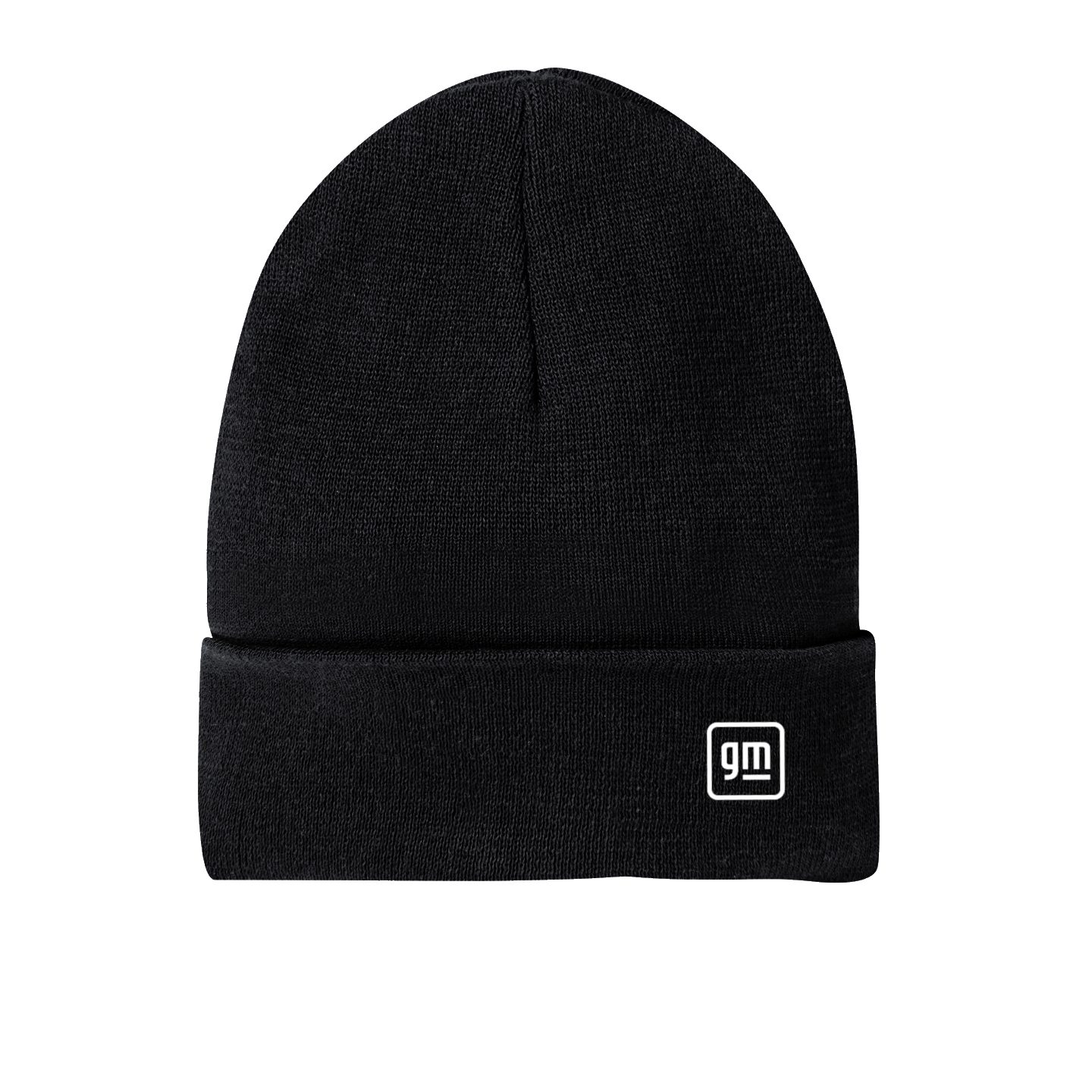 Black General Motors District Re-Beanie