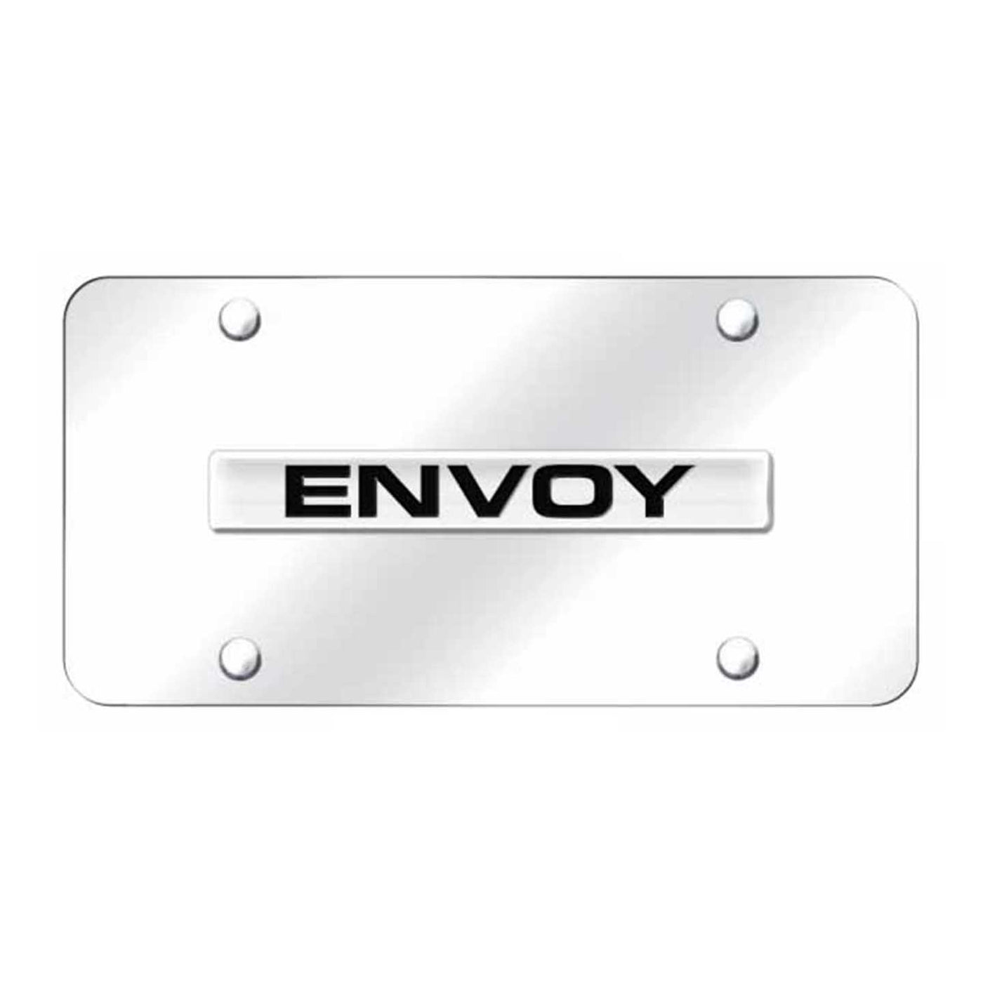 Envoy Name License Plate - Chrome on Mirrored